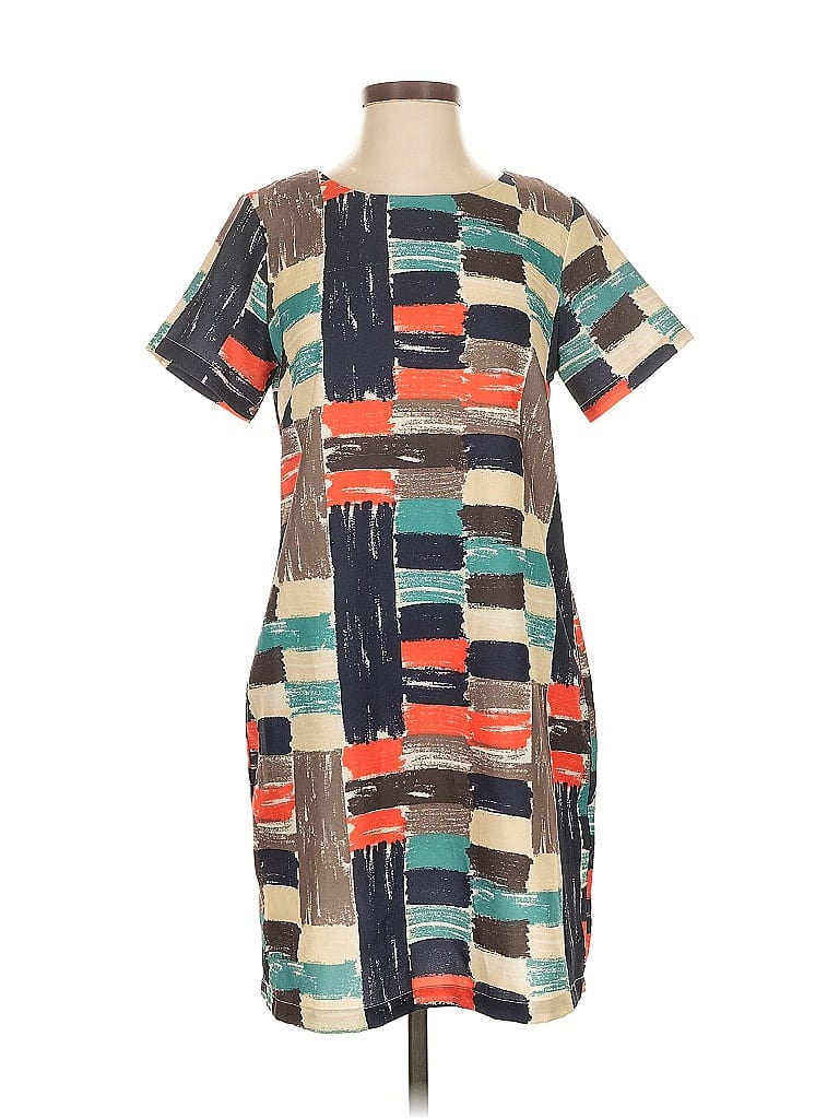 Pre-owned Molly Bracken Casual Dress In Brown