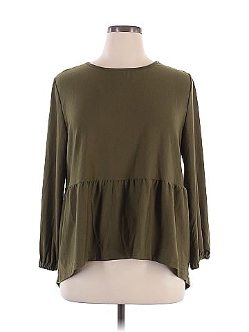 Beyond This Plane Long Sleeve Blouse (view 1)