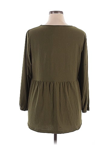 Beyond This Plane Long Sleeve Blouse (view 2)