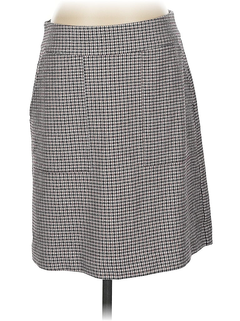 Pre-owned Ann Taylor Factory Casual Skirt In Gray