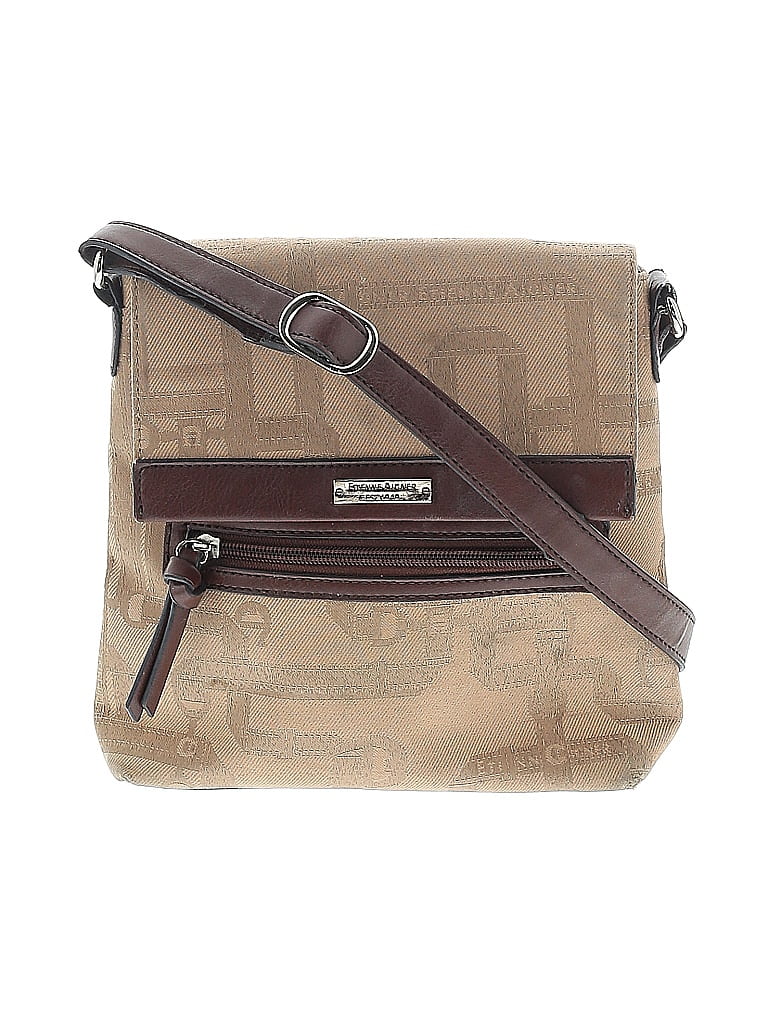 Etienne Aigner Brown Tan Crossbody Bag One size - photo 1