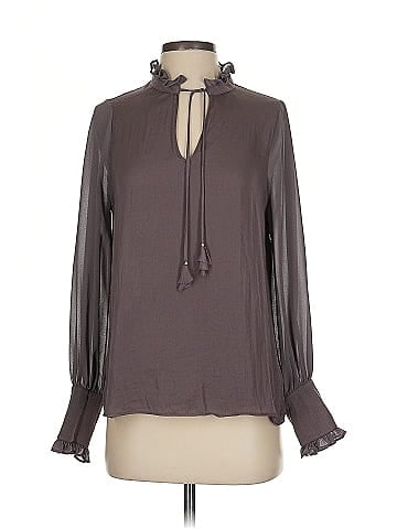 Naked Zebra Long Sleeve Blouse (view 1)