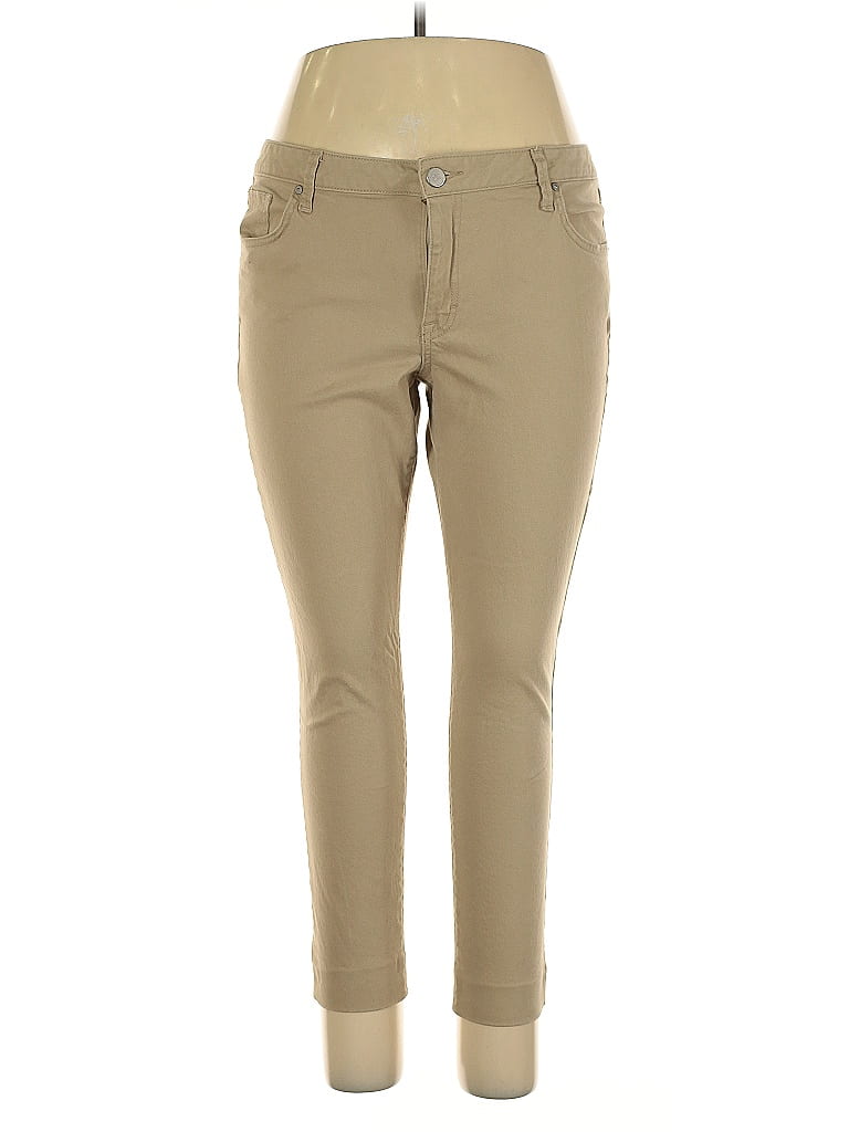 Pre-owned Assorted Brands Khaki Pant In Brown