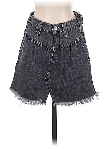 We the Free Denim Skirt (view 1)