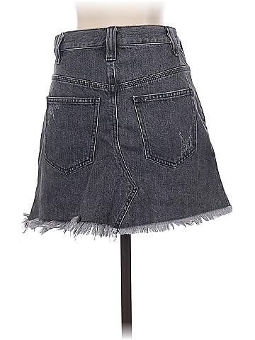 We the Free Denim Skirt (view 2)