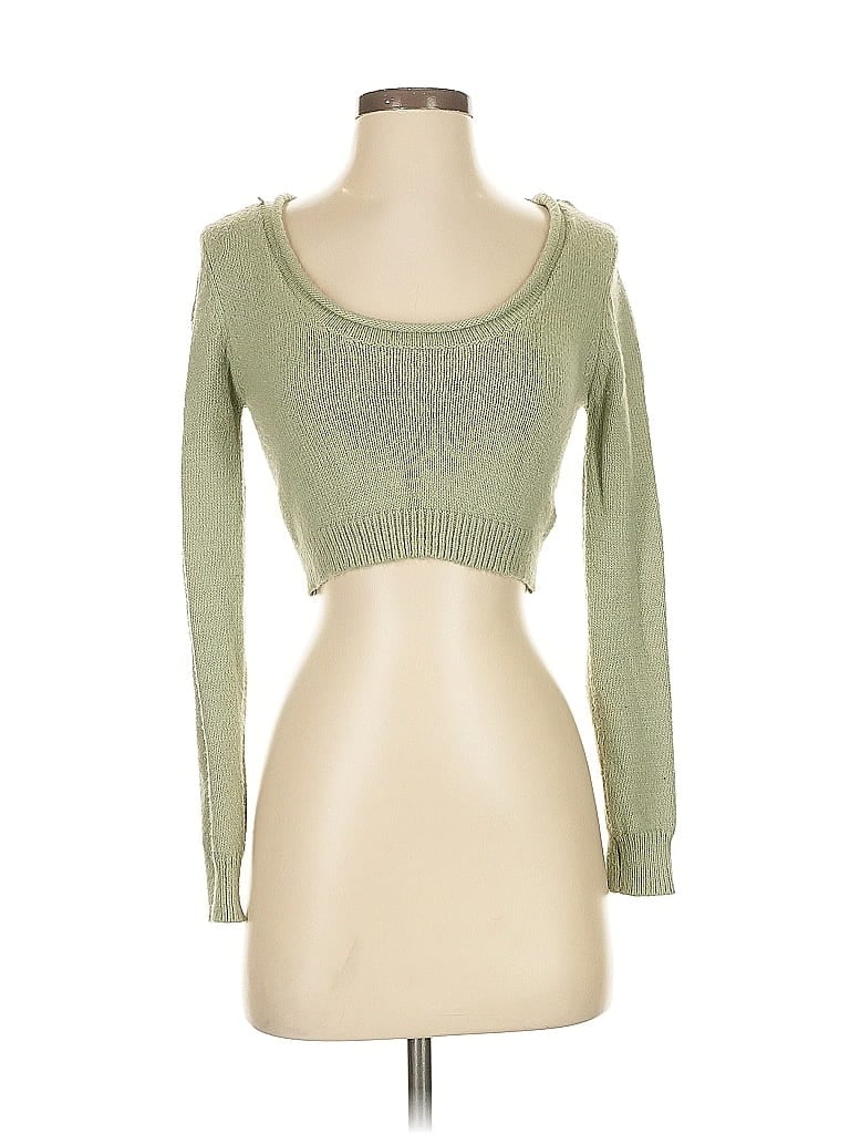 Pre-owned Garage Cardigan Sweater In Green