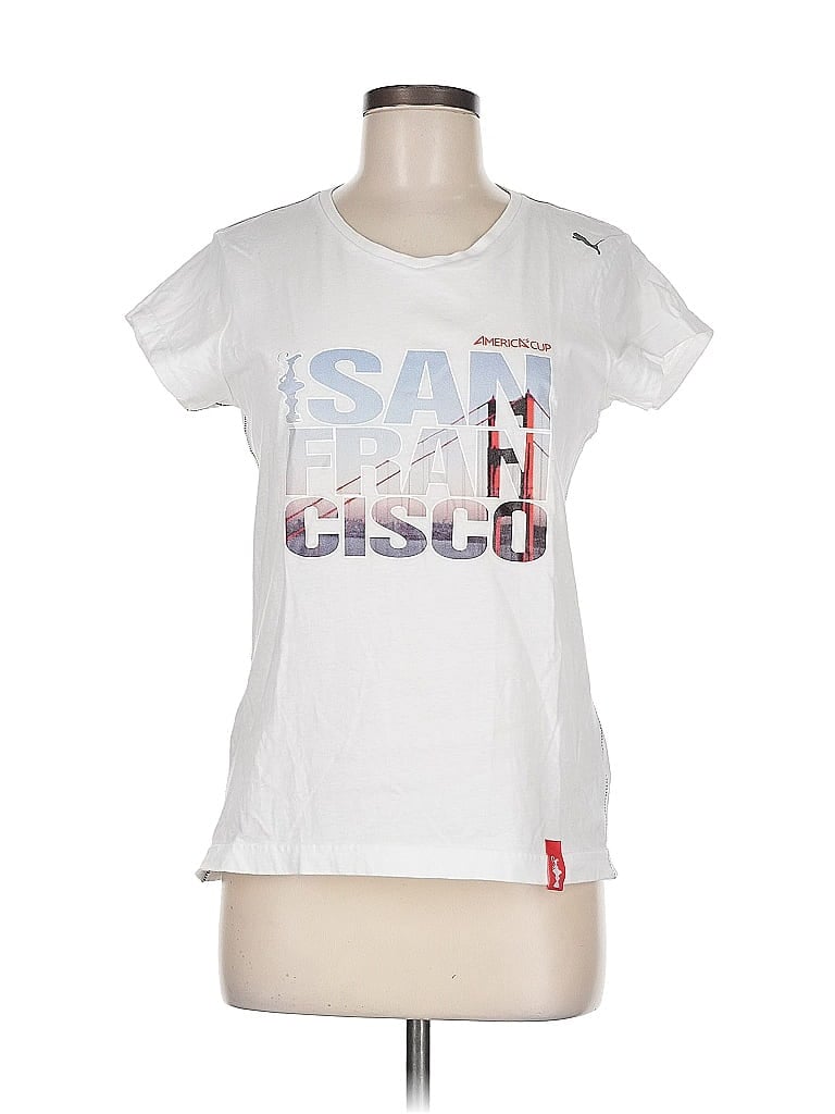 Click to view more detailed imagery on our partner's website Pre-owned Puma Short Sleeve T-shirt In White