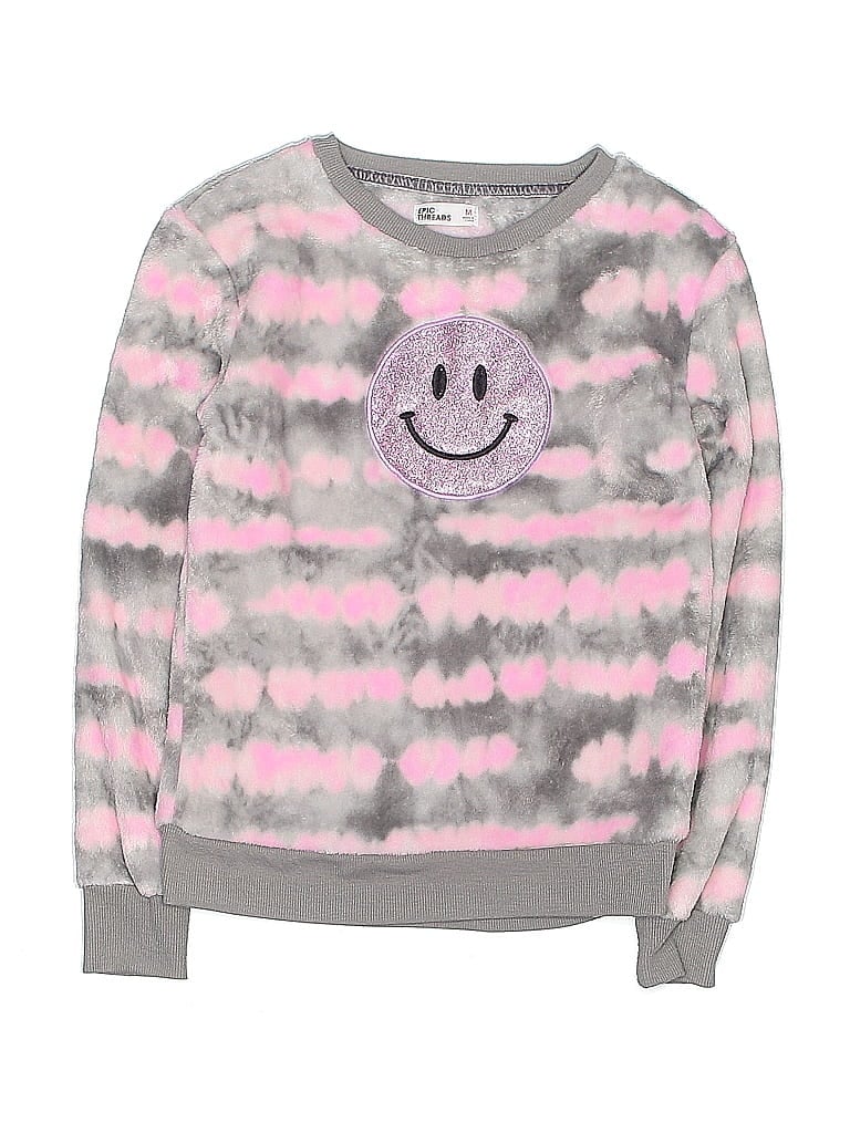 Epic Threads 100% Polyester Tie-dye Pink Sweatshirt Size M - photo 1