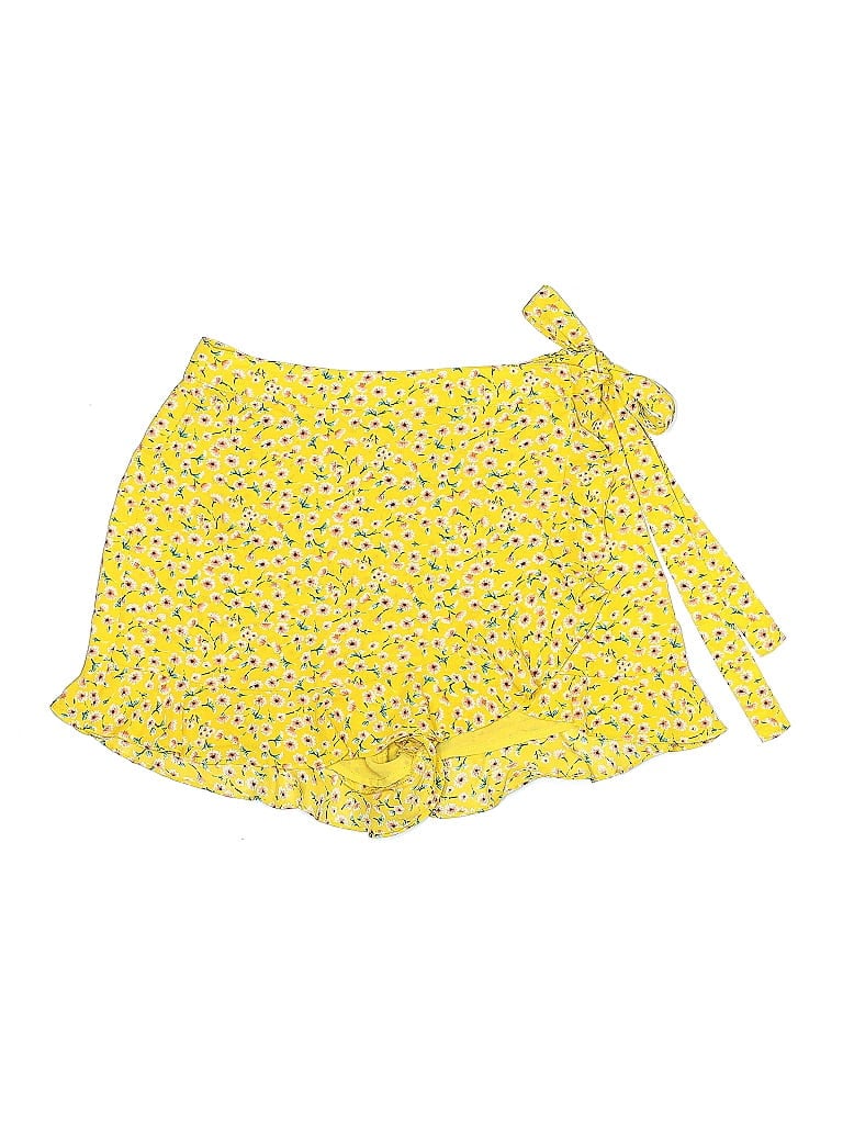 Pre-owned Lulus Casual Skirt In Yellow