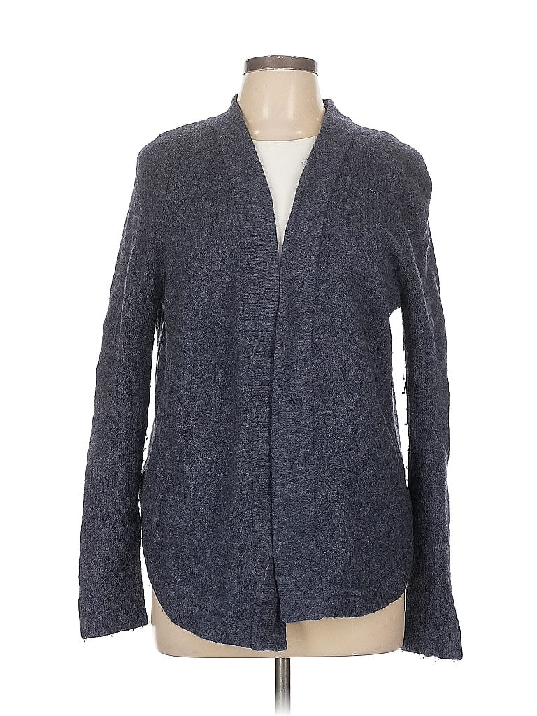 Pre-owned Ann Taylor Loft Cardigan Sweater In Gray
