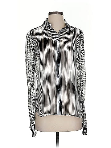 Equipment Long Sleeve Silk Top (view 1)