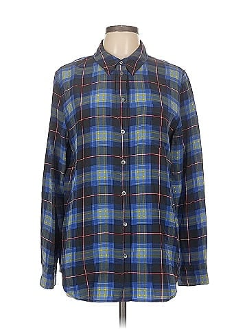 Equipment Long Sleeve Silk Top (view 1)
