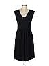 Akris Punto 100% Wool Solid Black Casual Dress Size 8 - photo 1