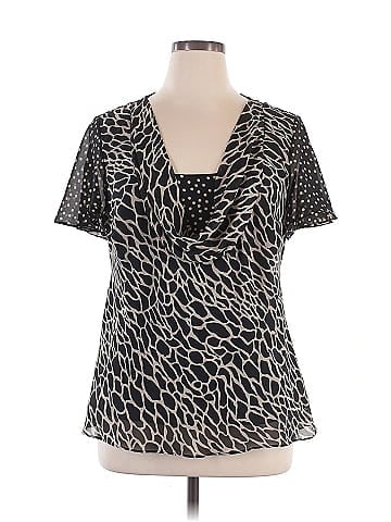 Jessica London Short Sleeve Blouse (view 1)