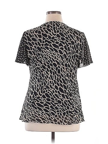 Jessica London Short Sleeve Blouse (view 2)