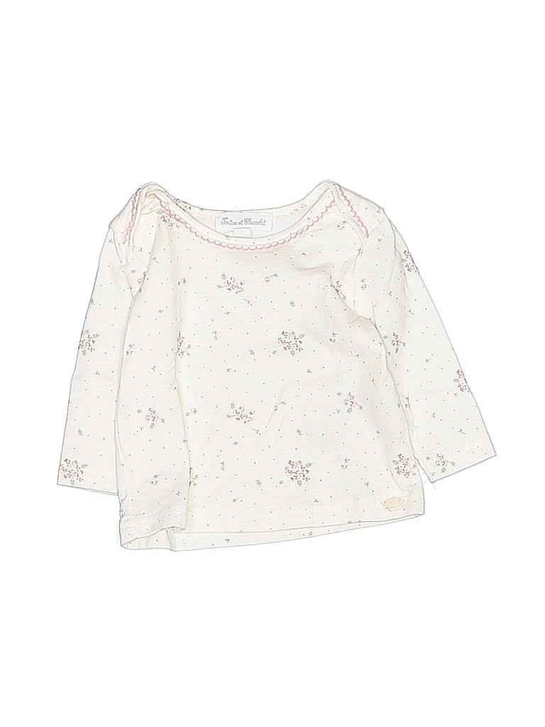 Tartine et Chocolat 100% Cotton Ivory 3/4 Sleeve T-Shirt 0-3 MO / 3 MO - photo 1