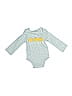Mudpie Baby Gray Long Sleeve Onesie Size 3-6 mo - photo 1