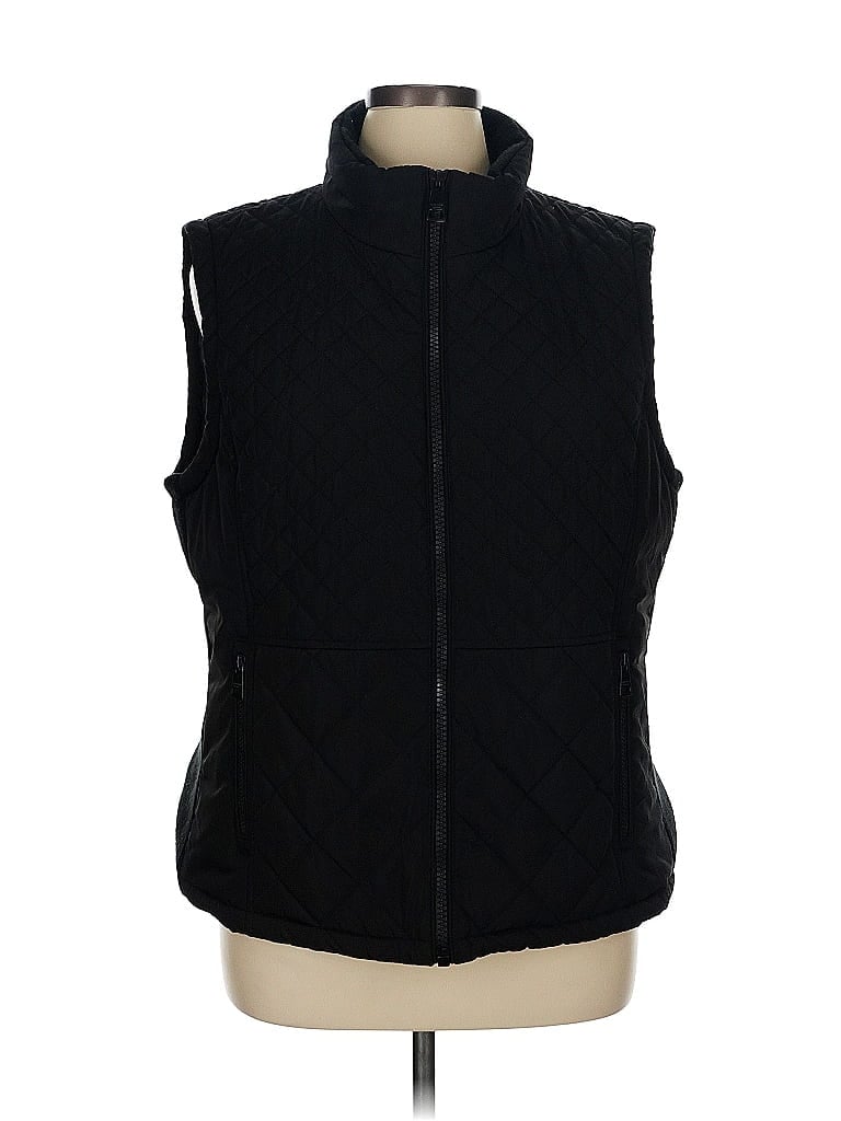 Pre-owned Andrew Marc Vest In Black