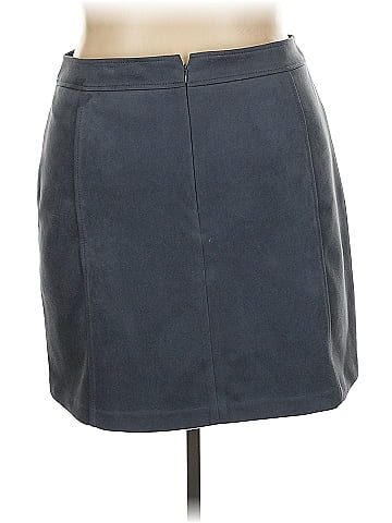 Ann Taylor LOFT Faux Leather Skirt (view 2)