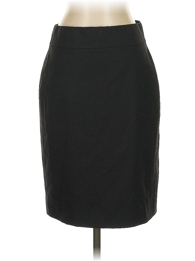 Pre-owned Banana Republic Wool Skirt In Black