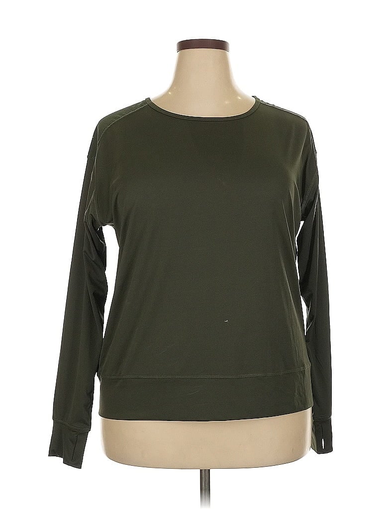 Pre-owned C9 By Champion Long Sleeve T-shirt In Green