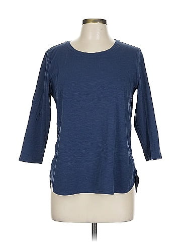 KIRKLAND Signature 3/4 Sleeve T-Shirt (view 1)