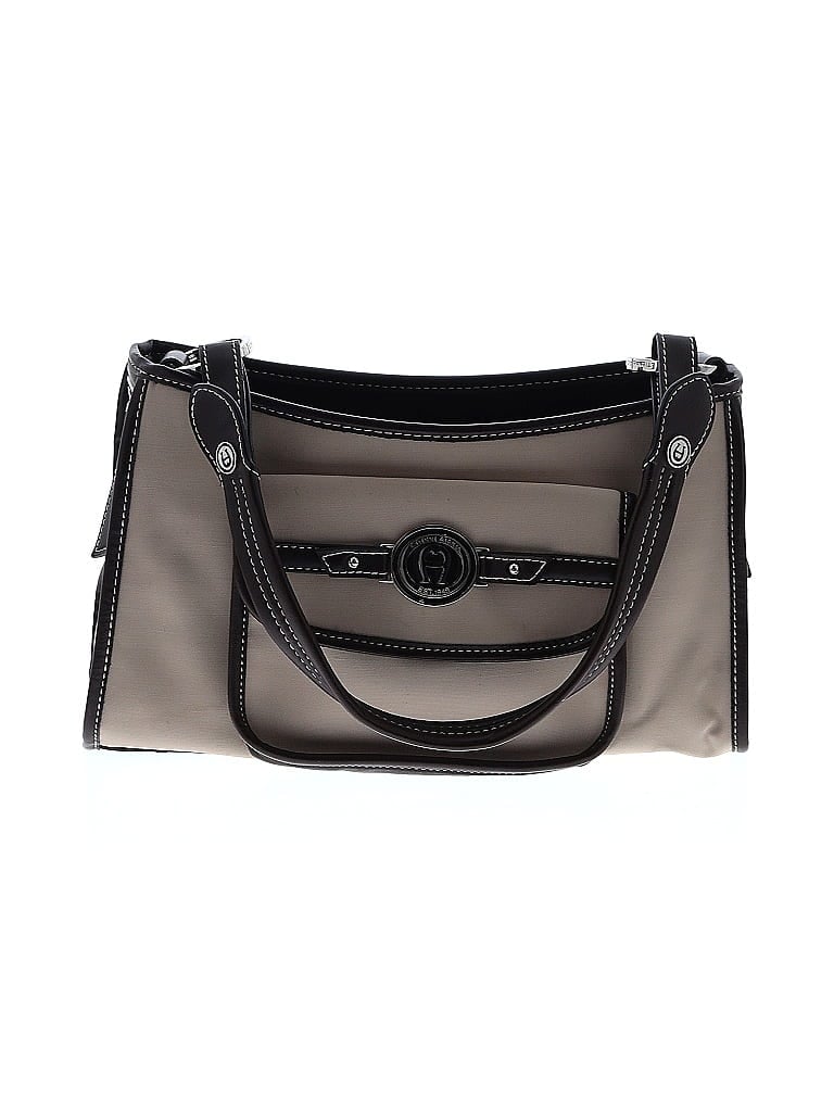 Etienne Aigner Gray Tan Shoulder Bag One size - photo 1