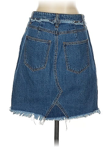 AFRM Denim Skirt (view 2)