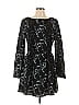 Thakoon Addition 100% Polyester Graphic Black Cocktail Dress Size 6 - photo 1