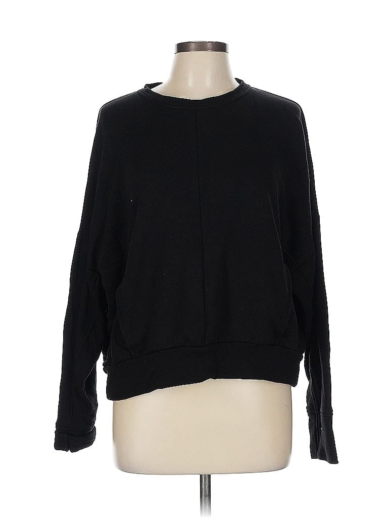 Pre-owned Gstq Pullover Sweater In Black