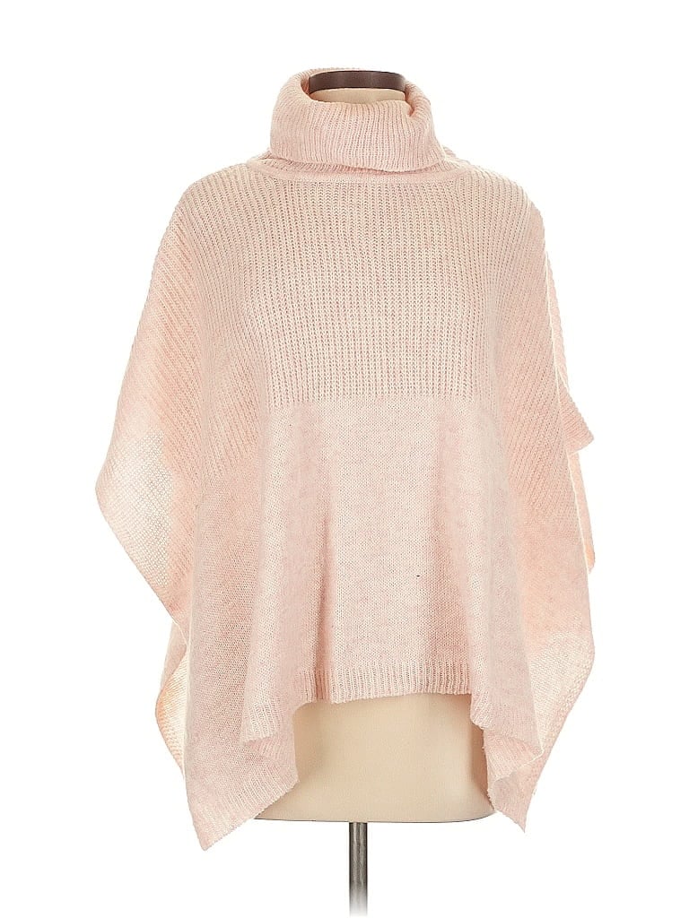 Ann Taylor LOFT Outlet 100% Polyester Pink Poncho One size - photo 1