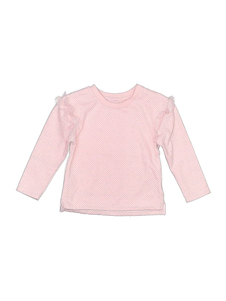 Epic Threads Polka Dots Pink Sweatshirt Size 4T - photo 1