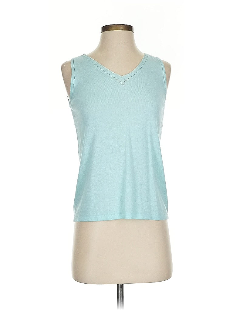 Click to view more detailed imagery on our partner's website Pre-owned Liz Claiborne Collection Sleeveless T-shirt In Blue
