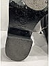 Chanel 100% Leather Black Motorcycle Boots Size EU 36 1/2 - photo 7