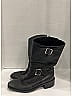 Chanel 100% Leather Black Motorcycle Boots Size EU 36 1/2 - photo 9