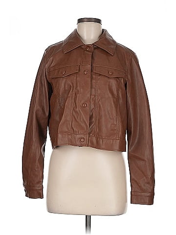 Bagatelle Faux Leather Jacket (view 1)