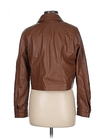 Bagatelle Faux Leather Jacket (view 2)