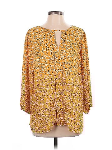 Collective Concepts 3/4 Sleeve Blouse (view 1)
