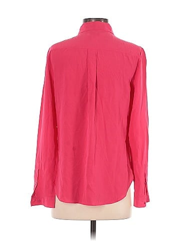 Fossil Long Sleeve Silk Top (view 2)