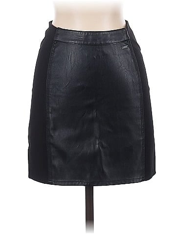 Armani Exchange Faux Leather Skirt (view 1)