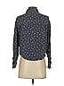 Auguste Print Gray Long Sleeve Button-Down Shirt Size 2 - photo 2
