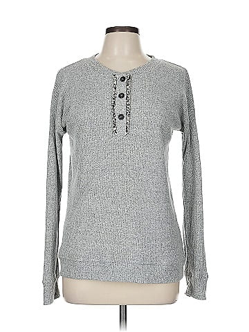 Hem & Thread Pullover Sweater (view 1)