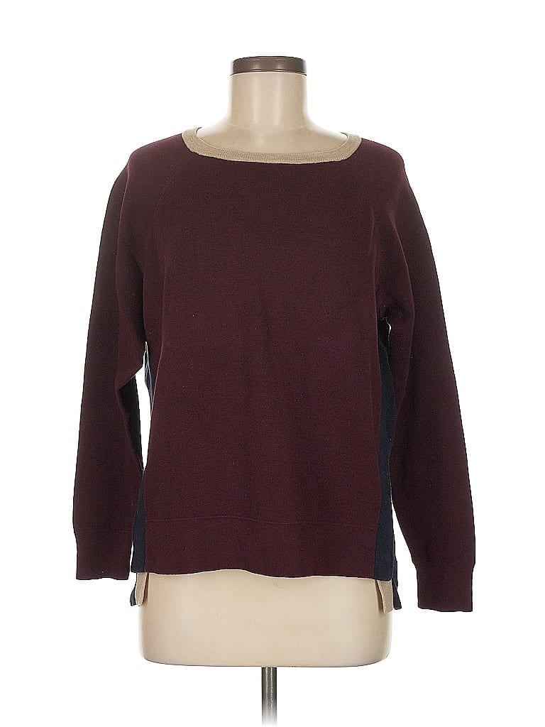 Click to view more detailed imagery on our partner's website Pre-owned Jcrew Pullover Sweater In Burgundy
