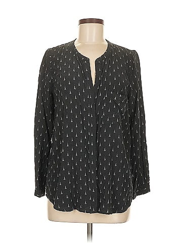 Joie Long Sleeve Silk Top (view 1)