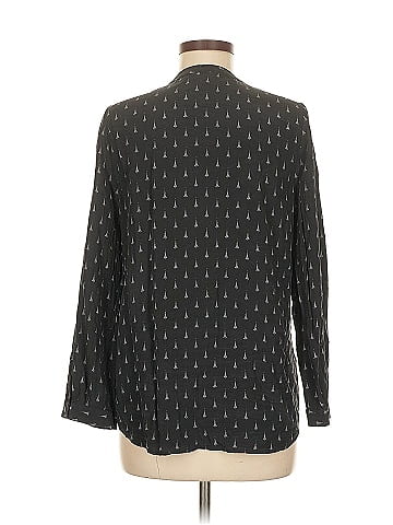 Joie Long Sleeve Silk Top (view 2)