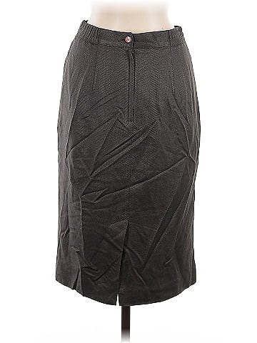 Amanda Smith Faux Leather Skirt (view 2)
