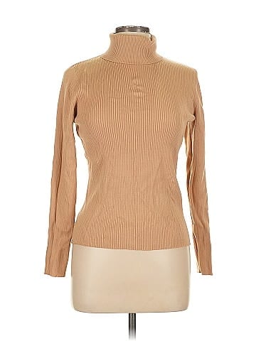 August Silk Turtleneck Sweater (view 1)