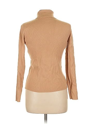 August Silk Turtleneck Sweater (view 2)