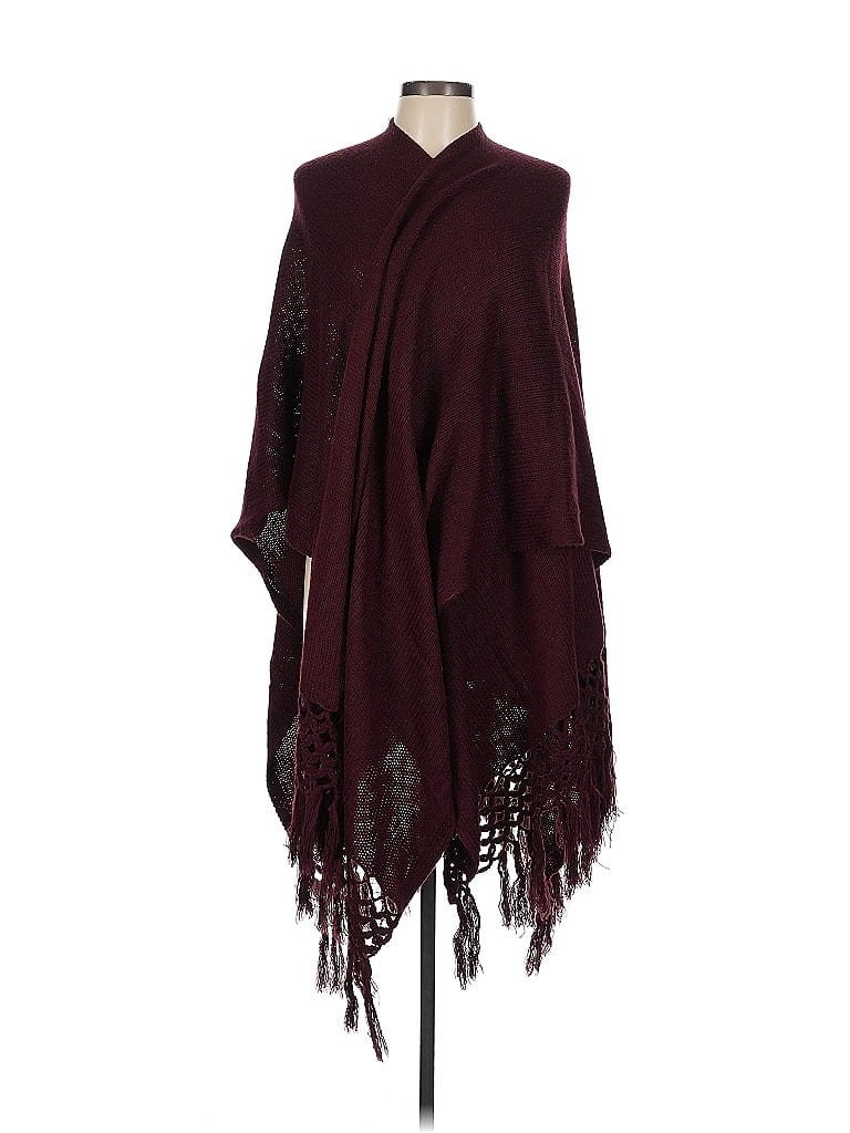 Lane Bryant 100% Acrylic Burgundy Wrap One size - photo 1