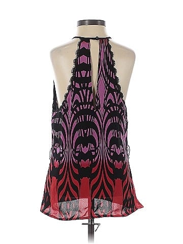 Bebe Sleeveless Silk Top (view 2)